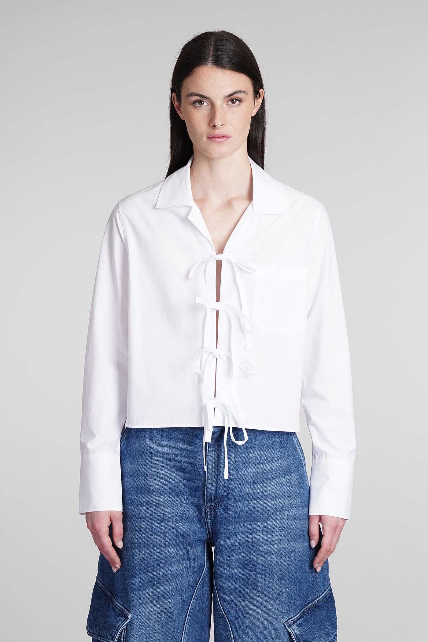 Jw Anderson Shirt In White Cotton