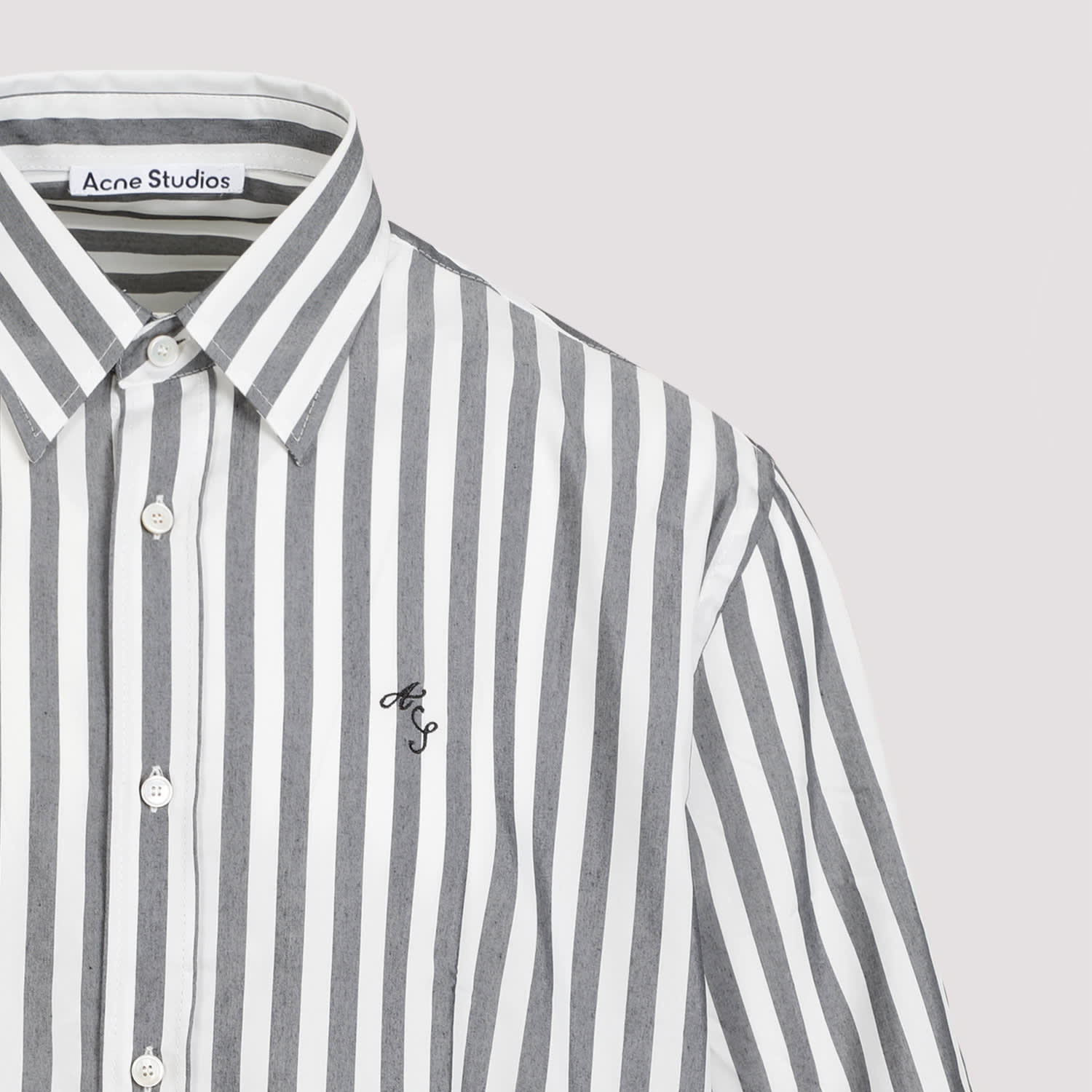 Shop Acne Studios Viscose Shirt In White