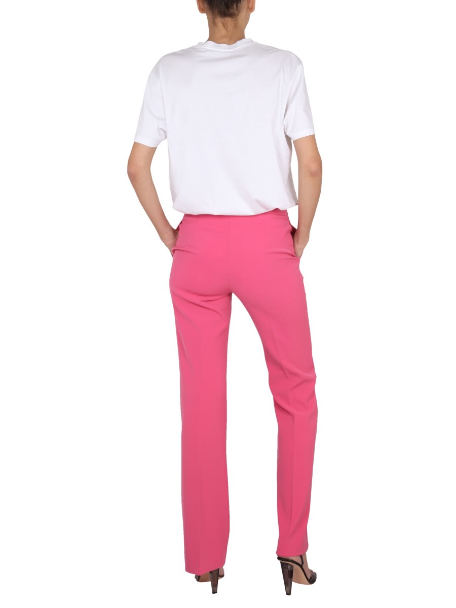 Shop Moschino Baroque Furnishing Pants In Fuchsia