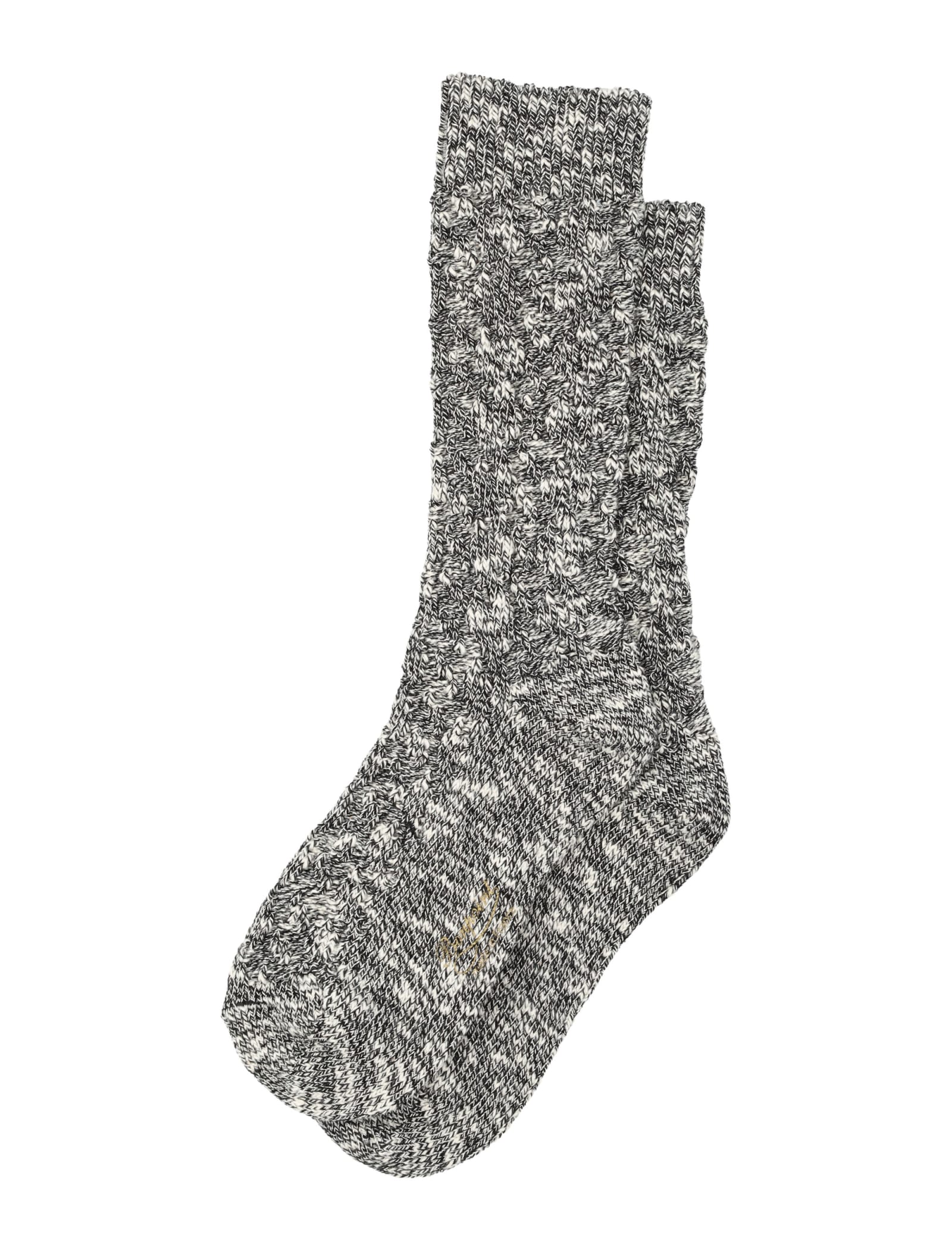 Bonpoint Knit Sock In Gris Chine