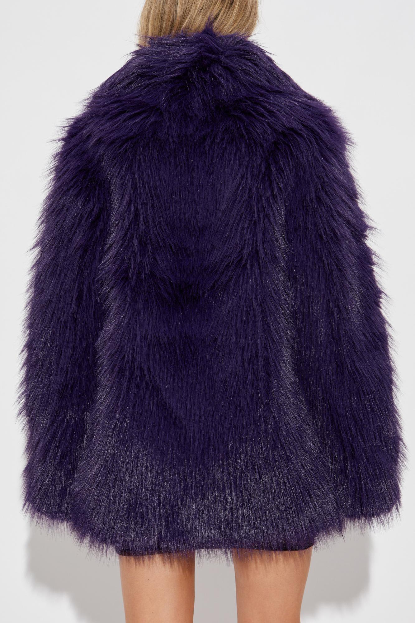 Dsquared2 Venus Coat In Purple