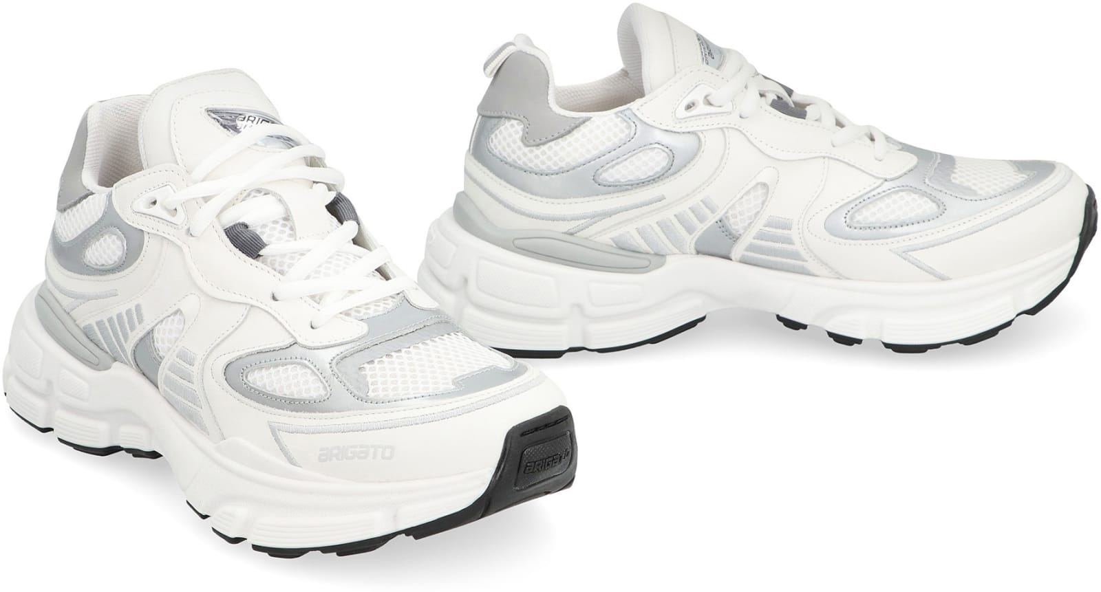 Shop Axel Arigato Sphere Runner Mesh Sneakers In White