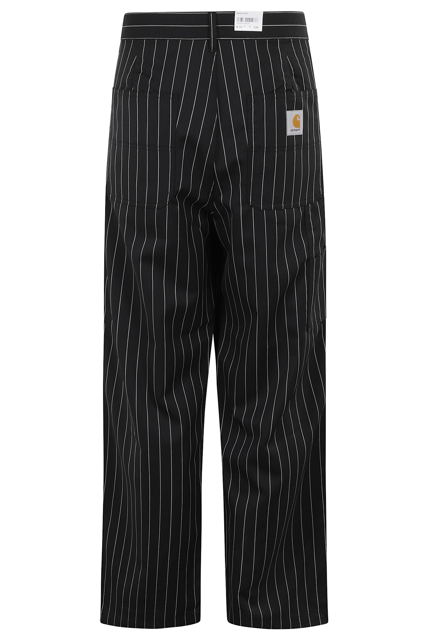 Carhartt Fountain Twill Cotton Denim Jeans In Black
