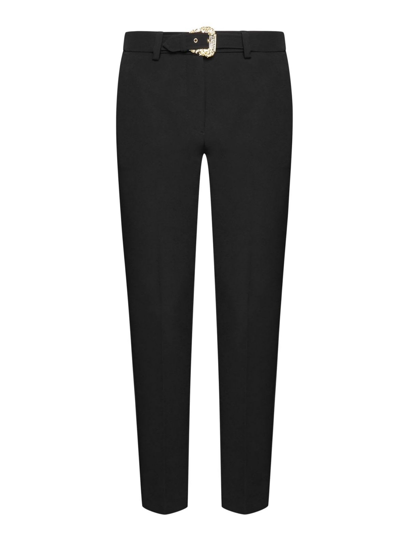 Shop Versace Jeans Couture Pants In Black