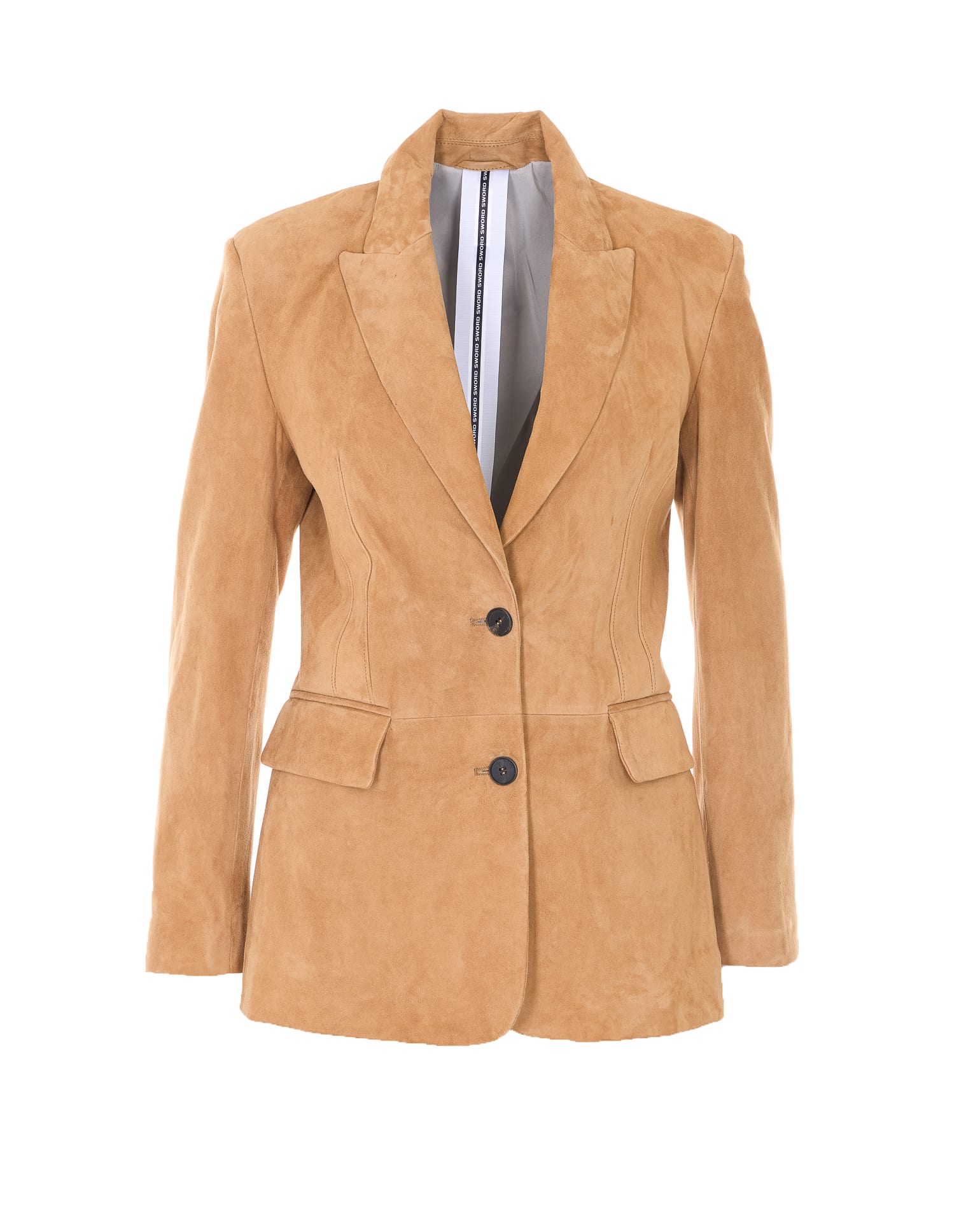 Sword 6.6.44 Suede Jacket In Multi