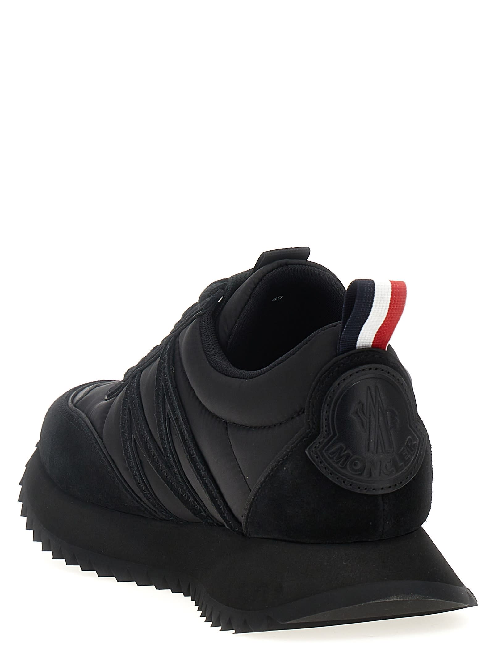 Shop Moncler Pacey Sneakers In Black