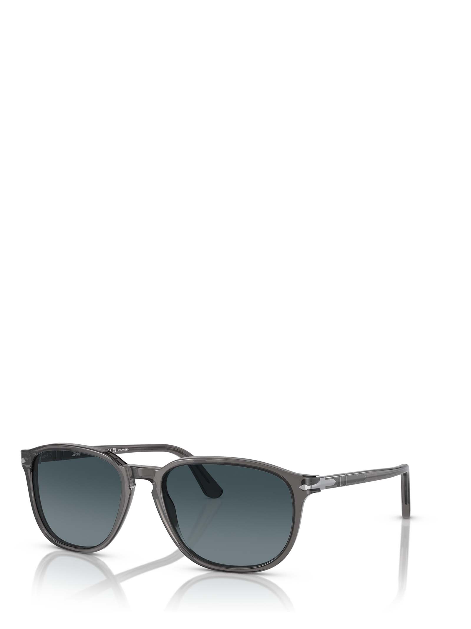 Shop Persol Po3019s Transparent Grey Sunglasses
