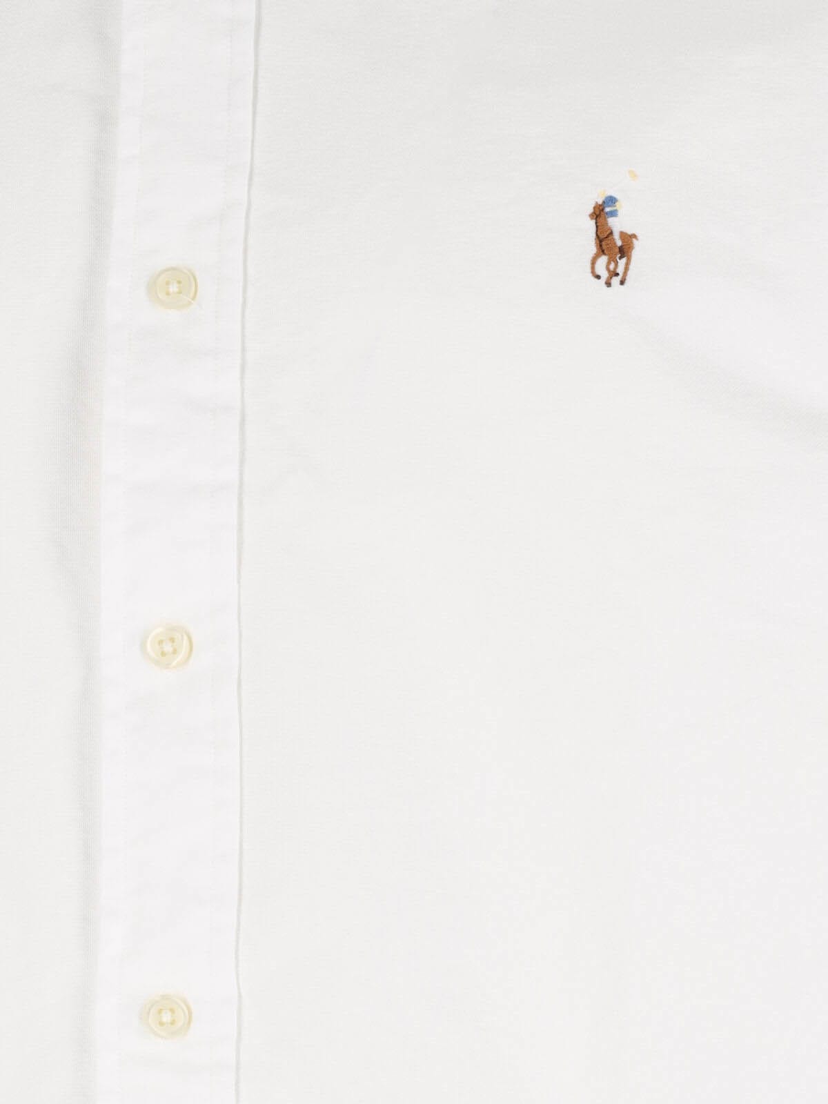 Ralph Lauren Logo Shirt In White