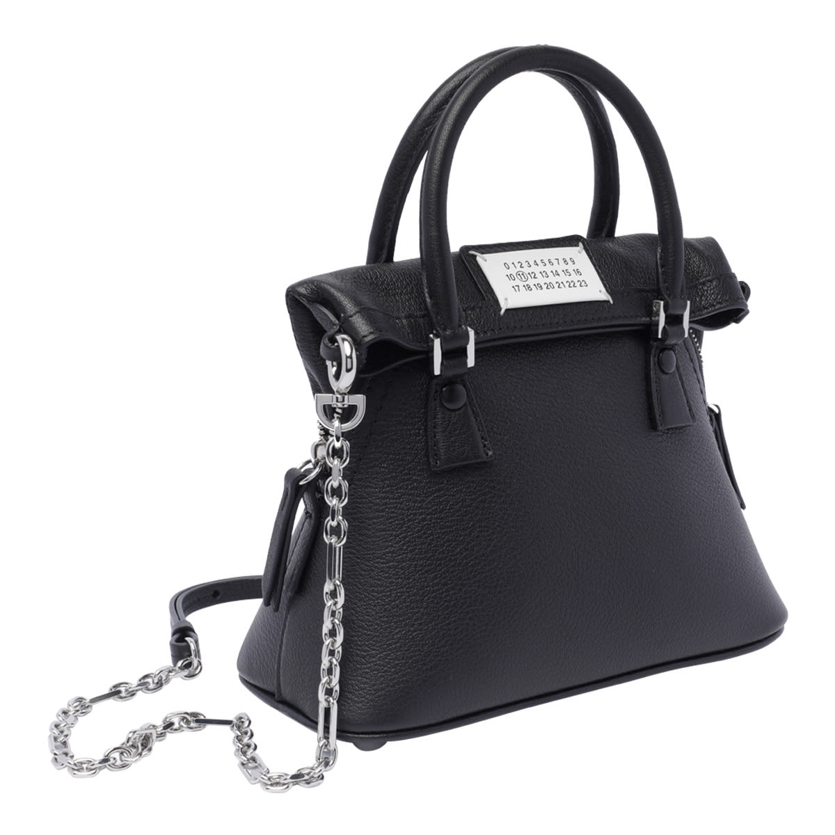 Shop Maison Margiela Micro 5ac Classique Crossbody Bag In Black