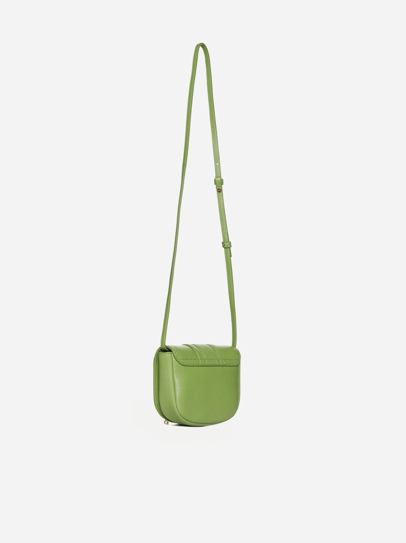 Shop See By Chloé Hana Leather Crossbody Bag In Green