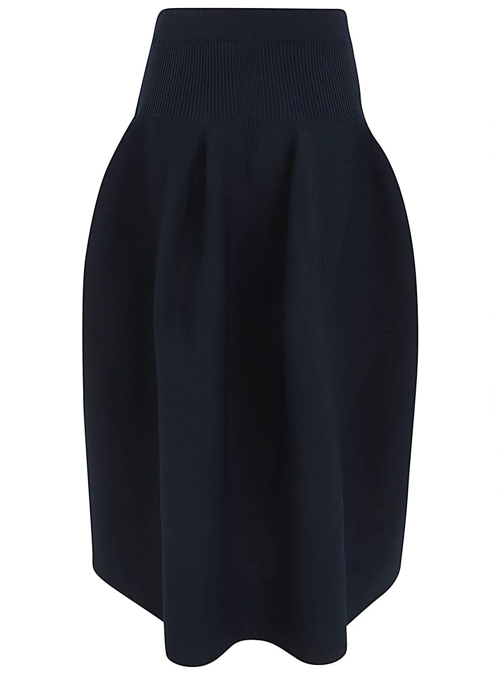 Shop Cfcl Pottery Rounded Hem Skirt In Navy
