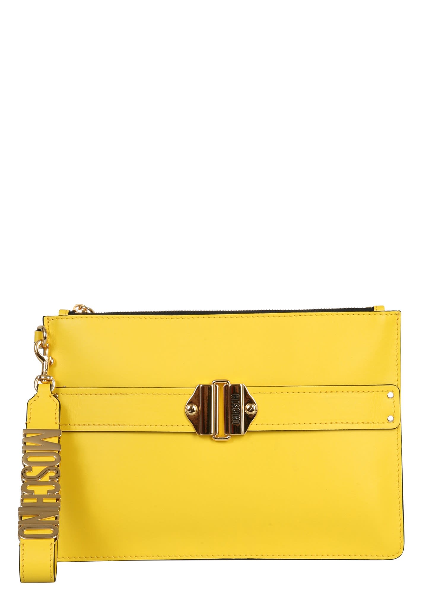 MOSCHINO POUCH WITH LOGO,11238446