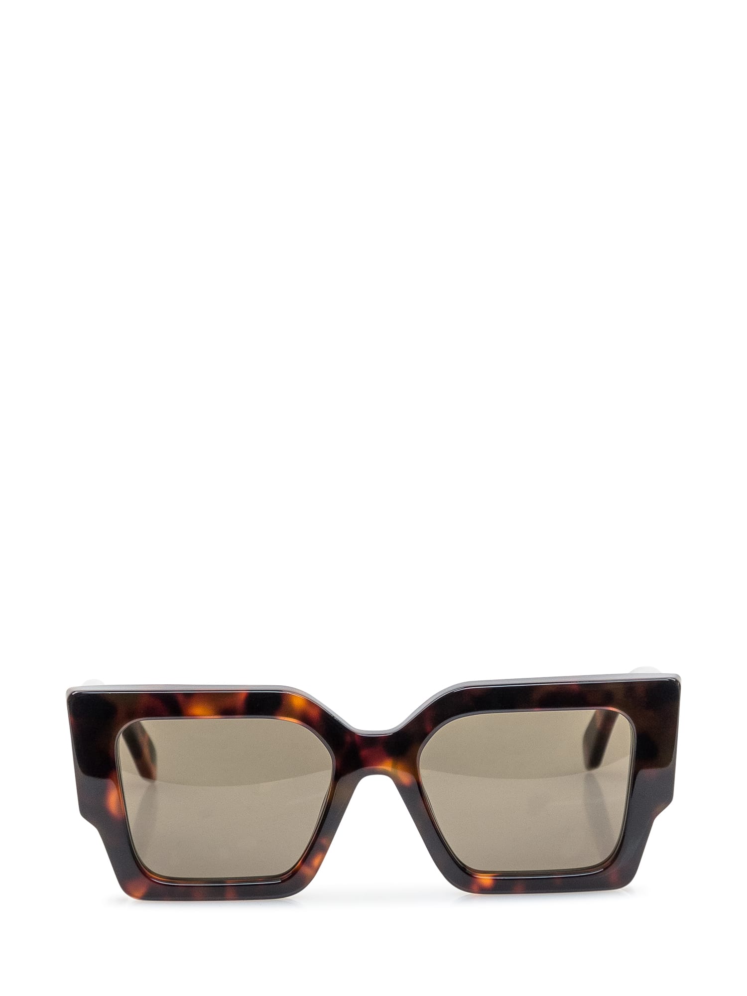 Shop Off-white Catalina Sunglasses In Brown