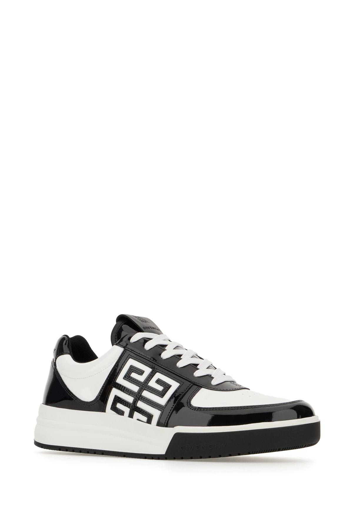 Shop Givenchy Two-tone Leather G4 Sneakers In 004