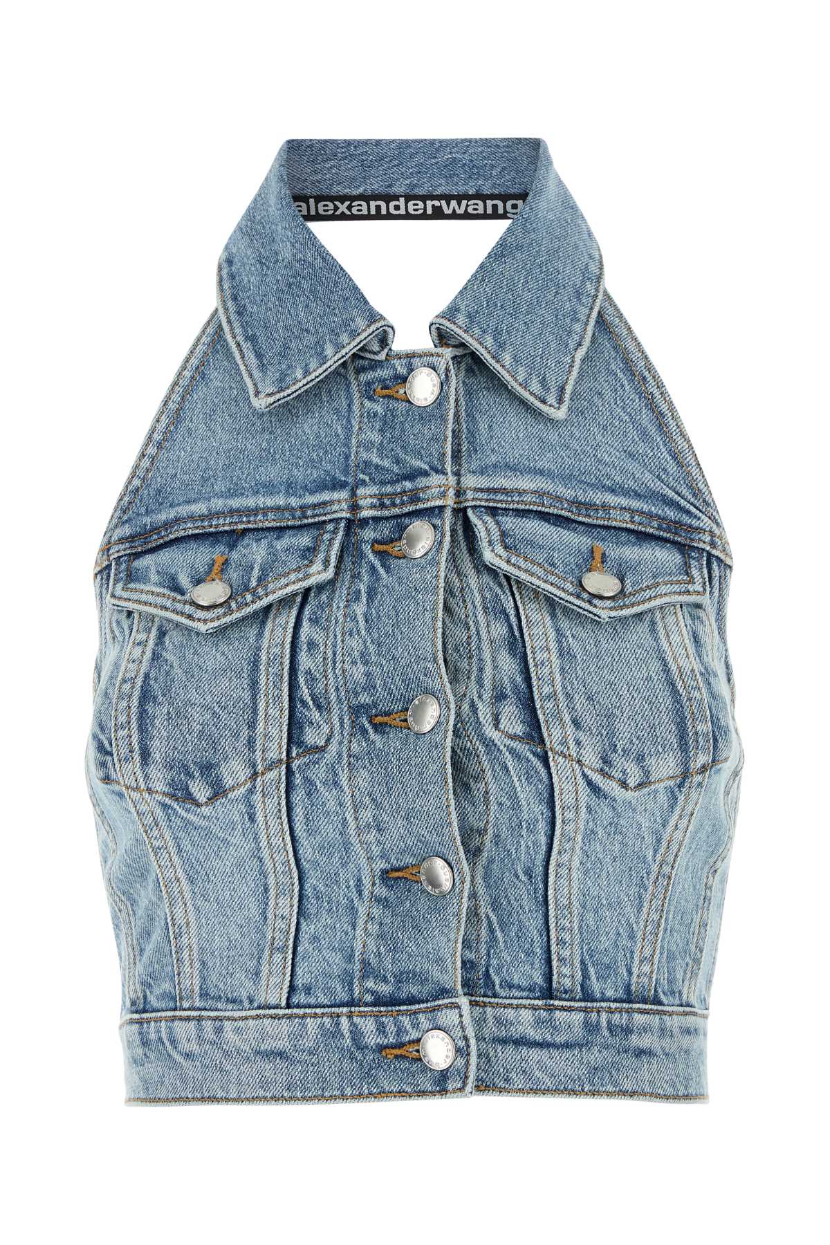 Stretch Denim Top