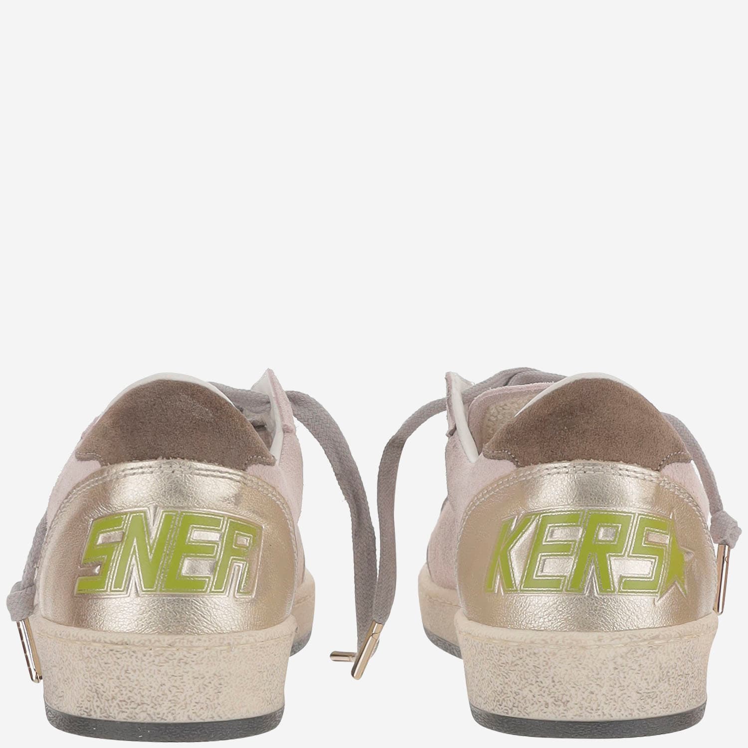 Golden Goose Ballstar Suede Upper Toe Tongue Heel And Spur Leather Star Sneakers Multicolor In Multi