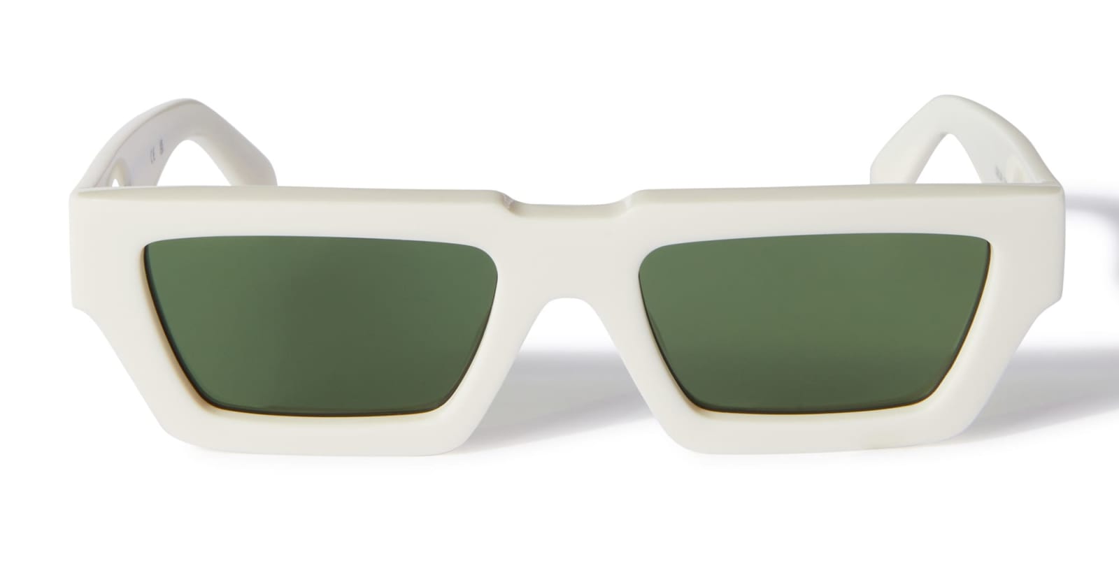 Manchester - White / Green Sunglasses