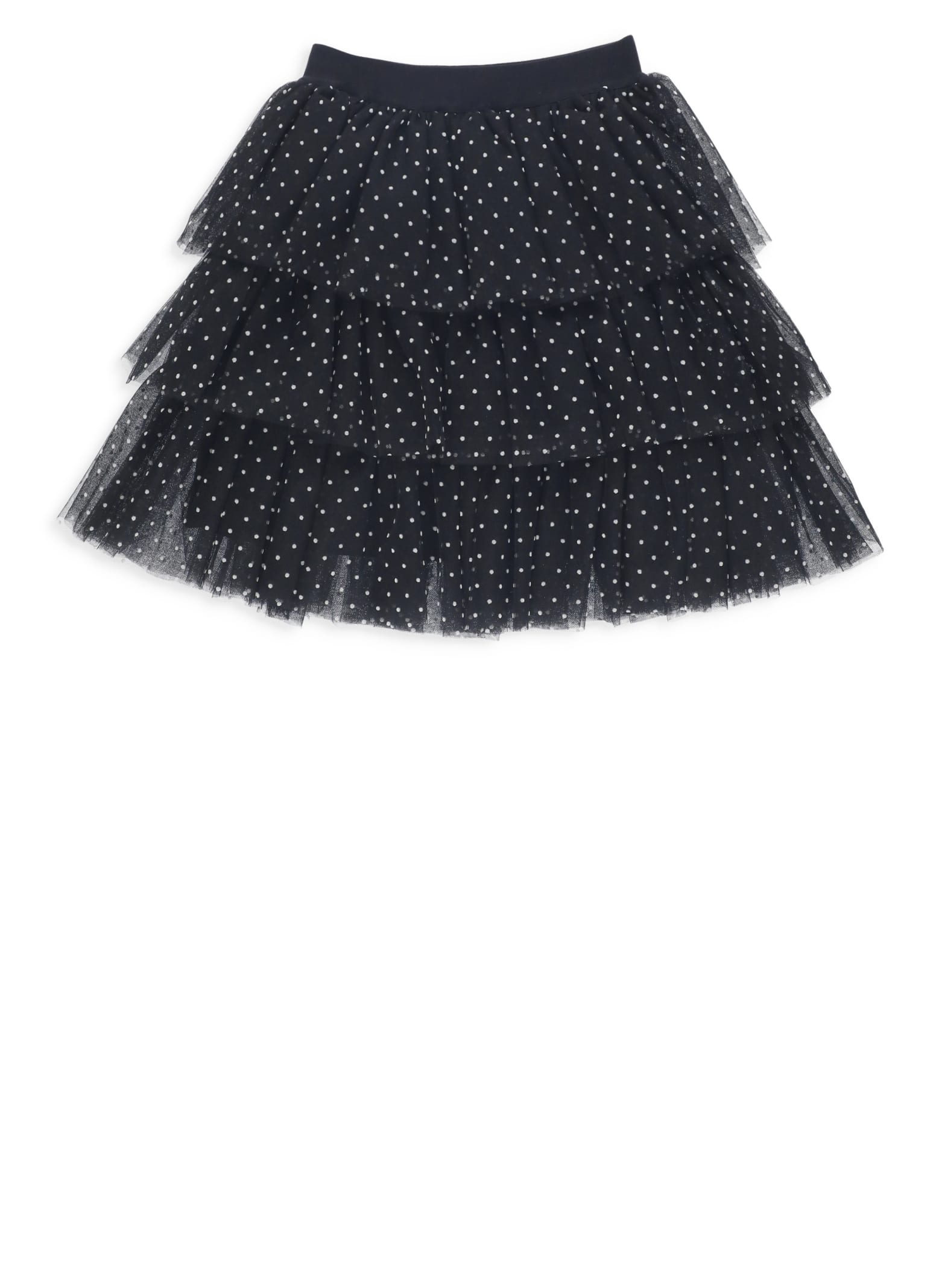 Shop Twinset Tulle Skirt In Black