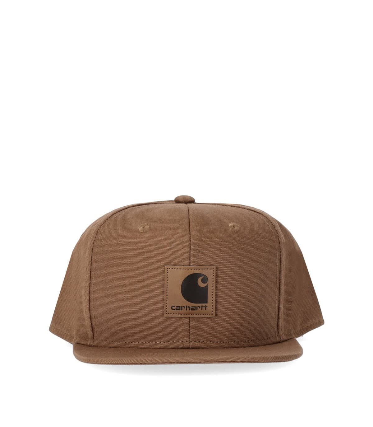 Shop Carhartt Tobacco Cap With Logo In Tabacco