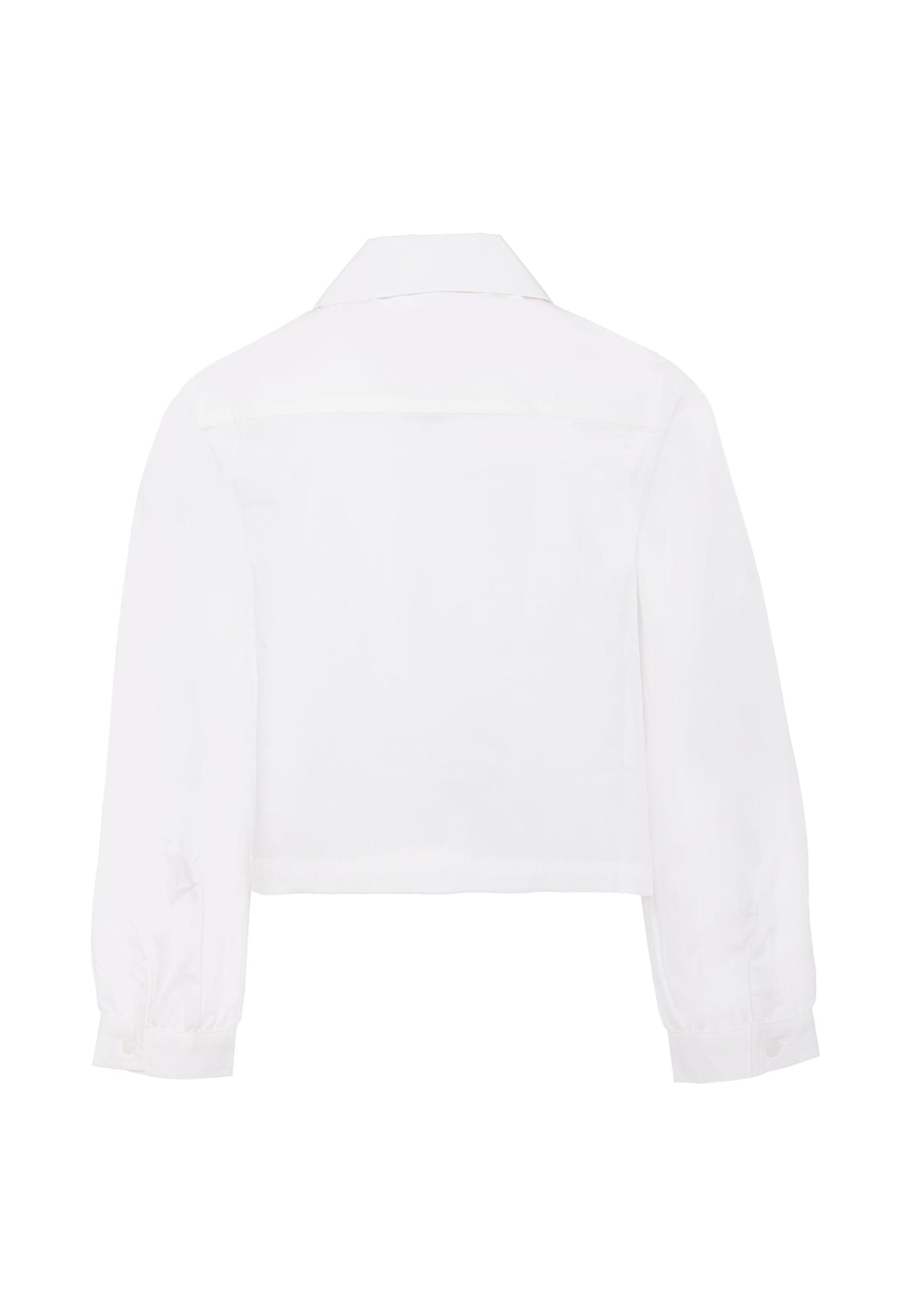 Marni Peter Pan-collar Cotton Jacket In White