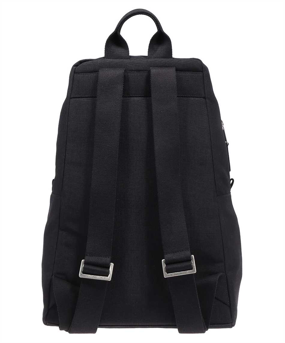 Shop Palm Angels Fabric Backpack With Logo In Black