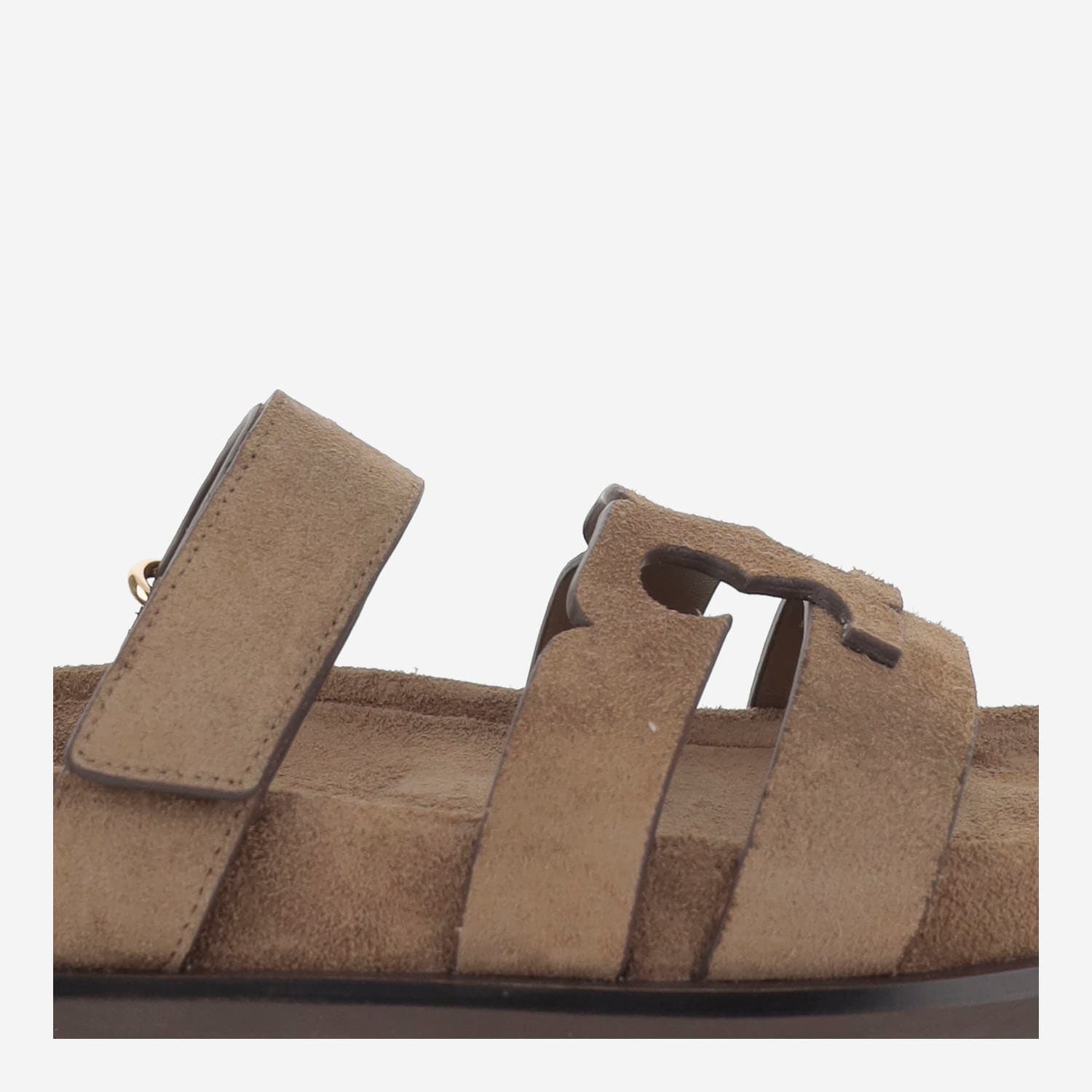 Tory Burch Ines Slider Sandals In Brown