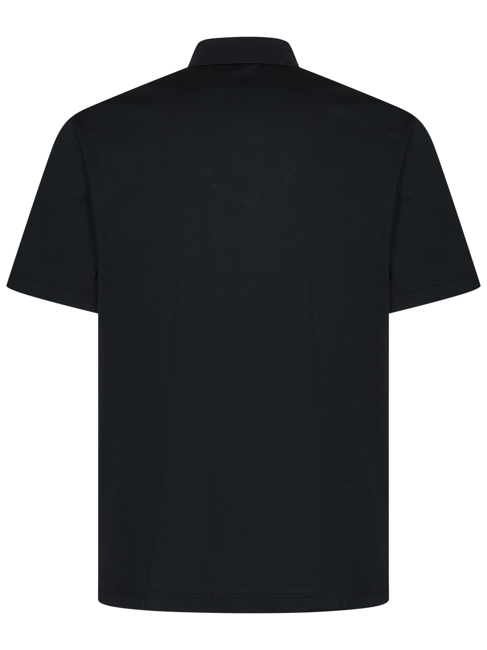 Shop Brioni Polo Shirt In Black