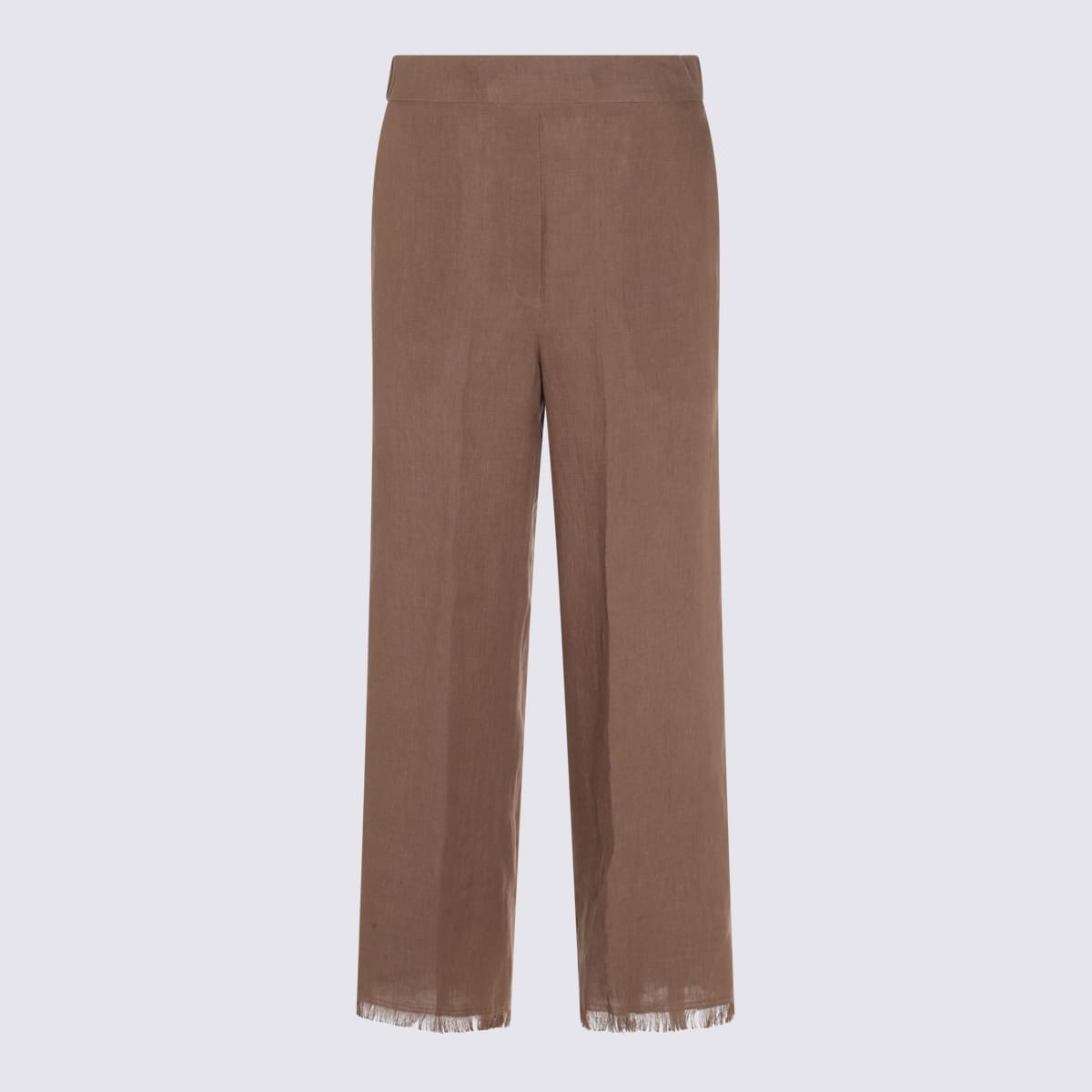 Antonelli Brown Linen Pants