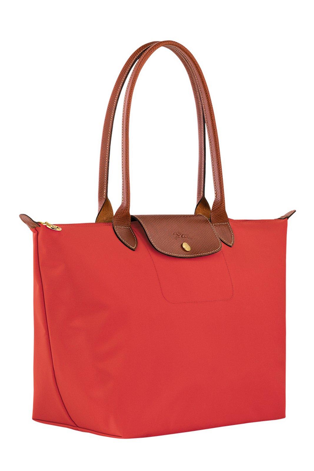 Longchamp Ongchamp Le Pliage Large Top Handle Bag In Tomate