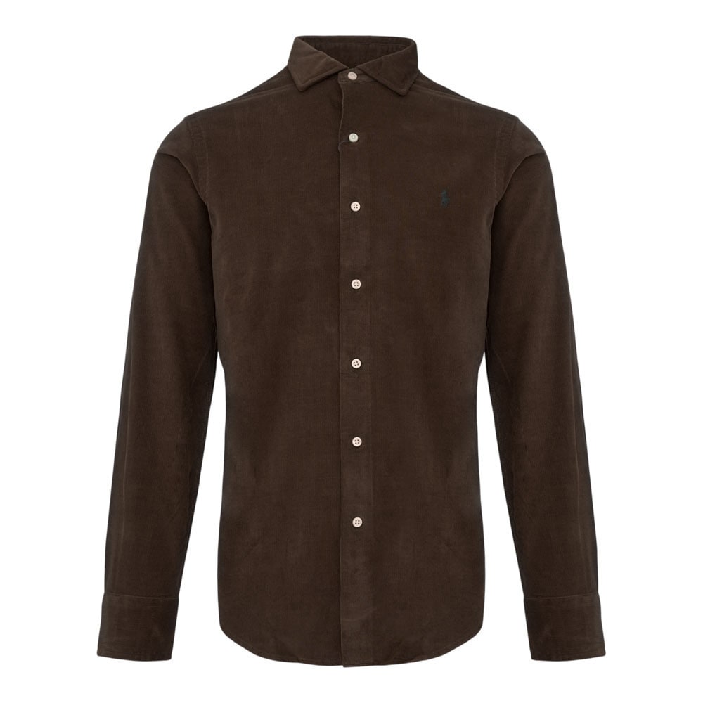 Polo Ralph Lauren Corduroy Sport Shirt Chocolate Mousse In Brown