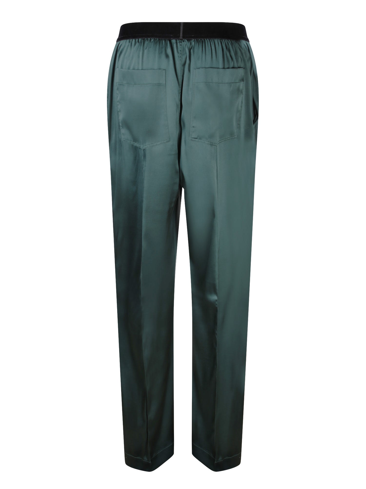 Shop Tom Ford Green Silk Pants