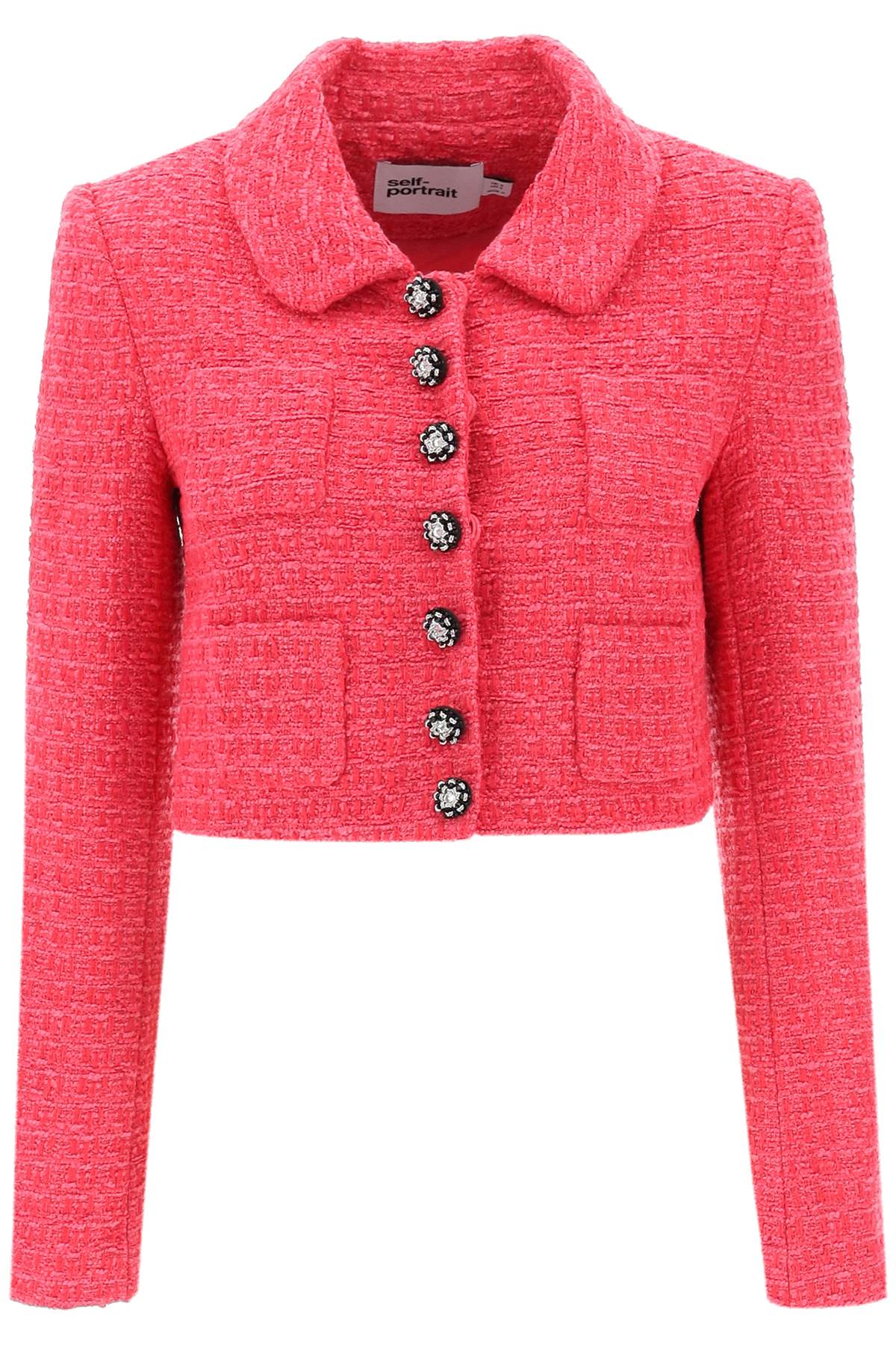 Boucle Tweed Cropped Jacket