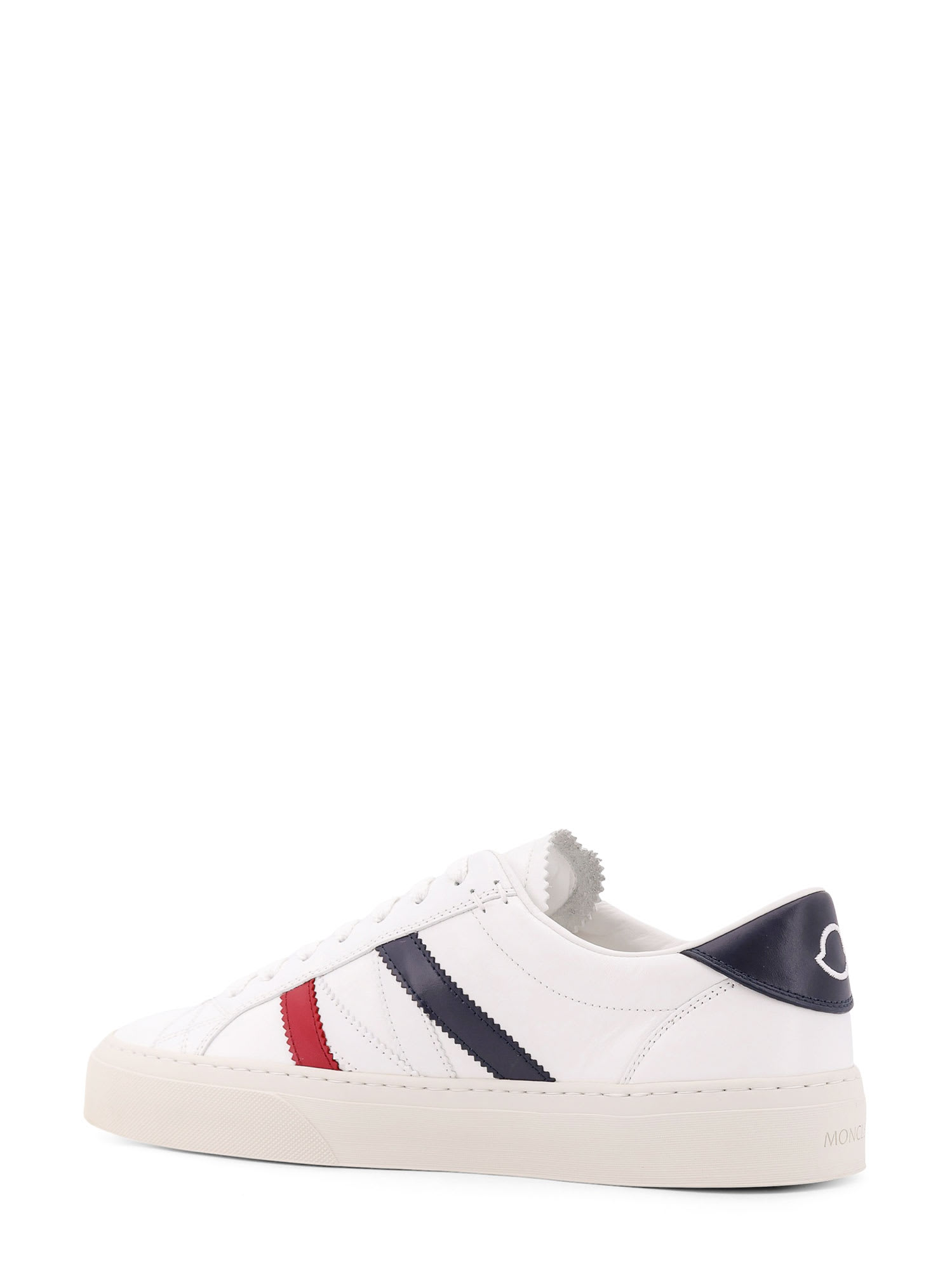 Moncler Low Top Sneakers Featuring Contrasting Panels