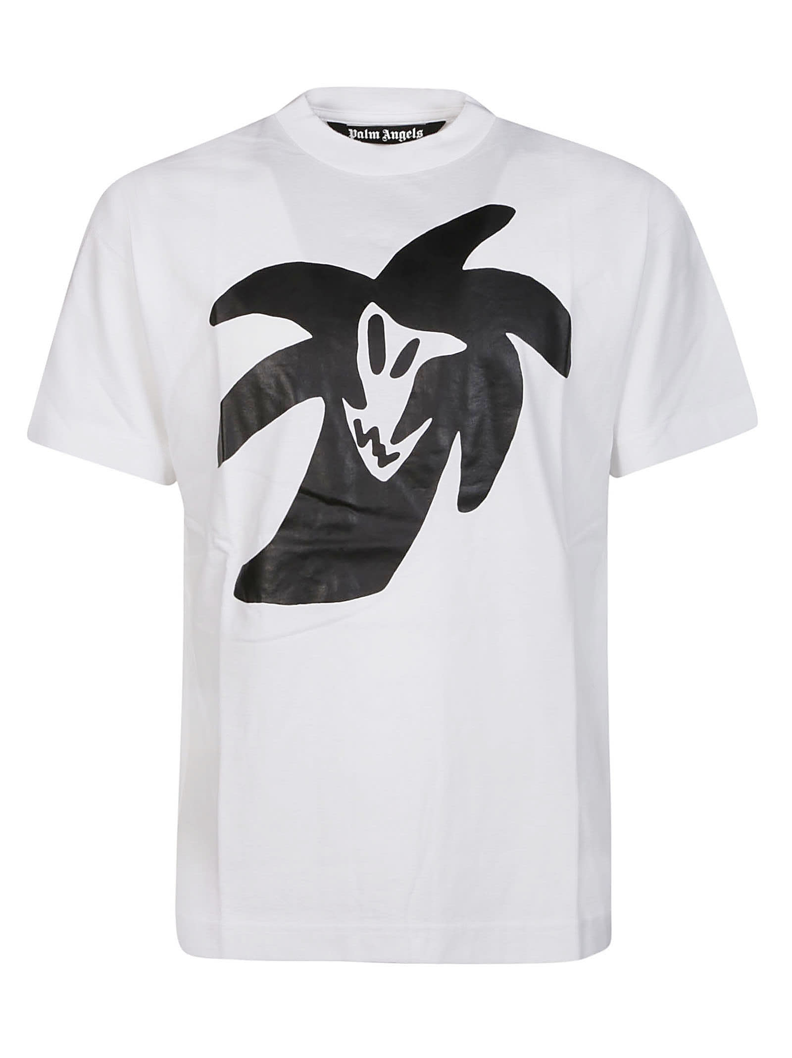 Palm Angels 'palmity Unity' Cotton T-shirt - Men's - Cotton In White Black
