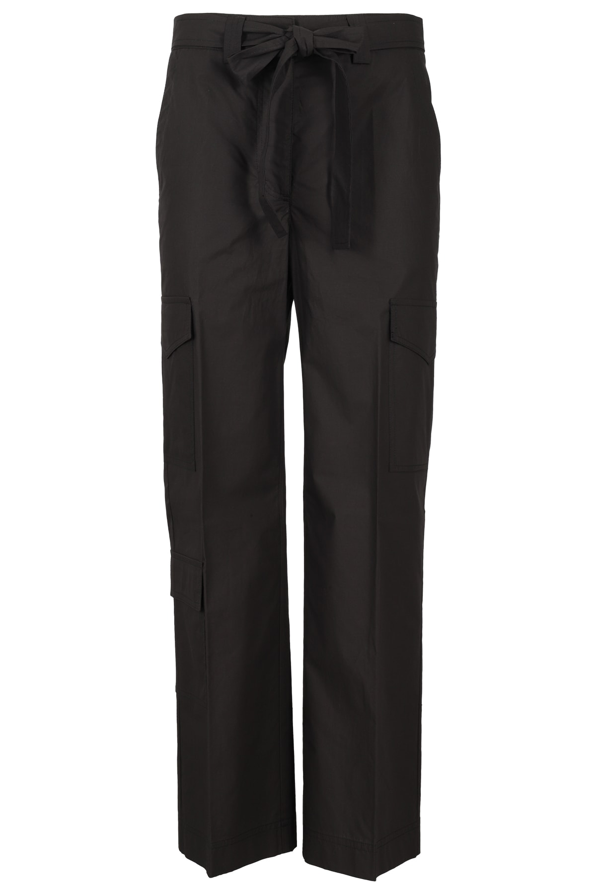 Seventy Pantalone Popeline In Nero ModeSens