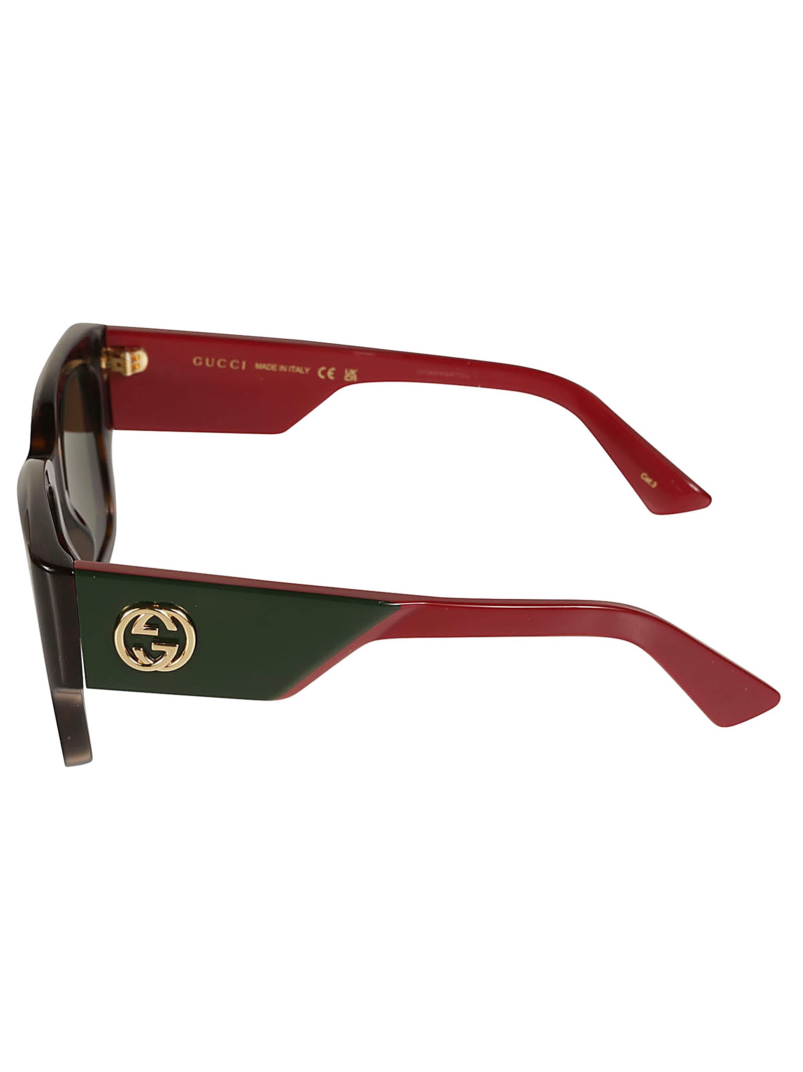 Gucci Wayfarer Square Sunglasses In Brown