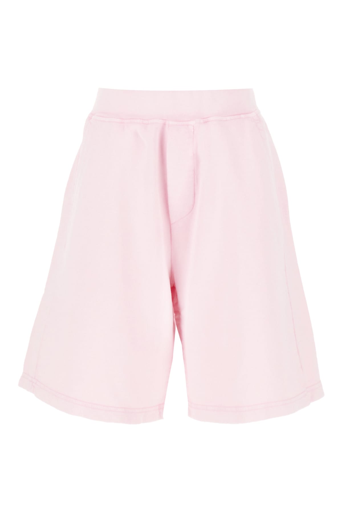 Shop Dsquared2 Pink Cotton Bermuda Shorts In 396