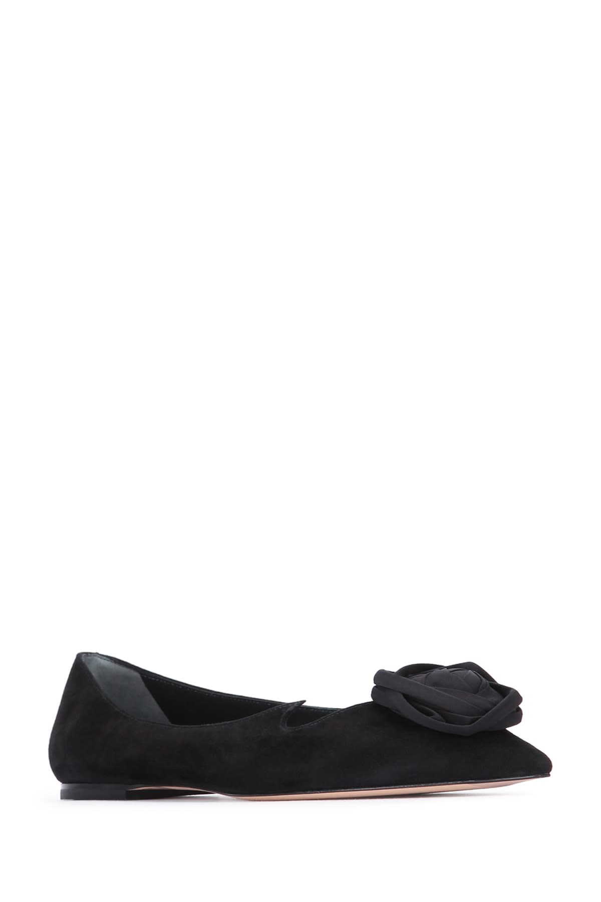 Roger Vivier Ballerina Shoes Featuring Heart Silhouette In Black