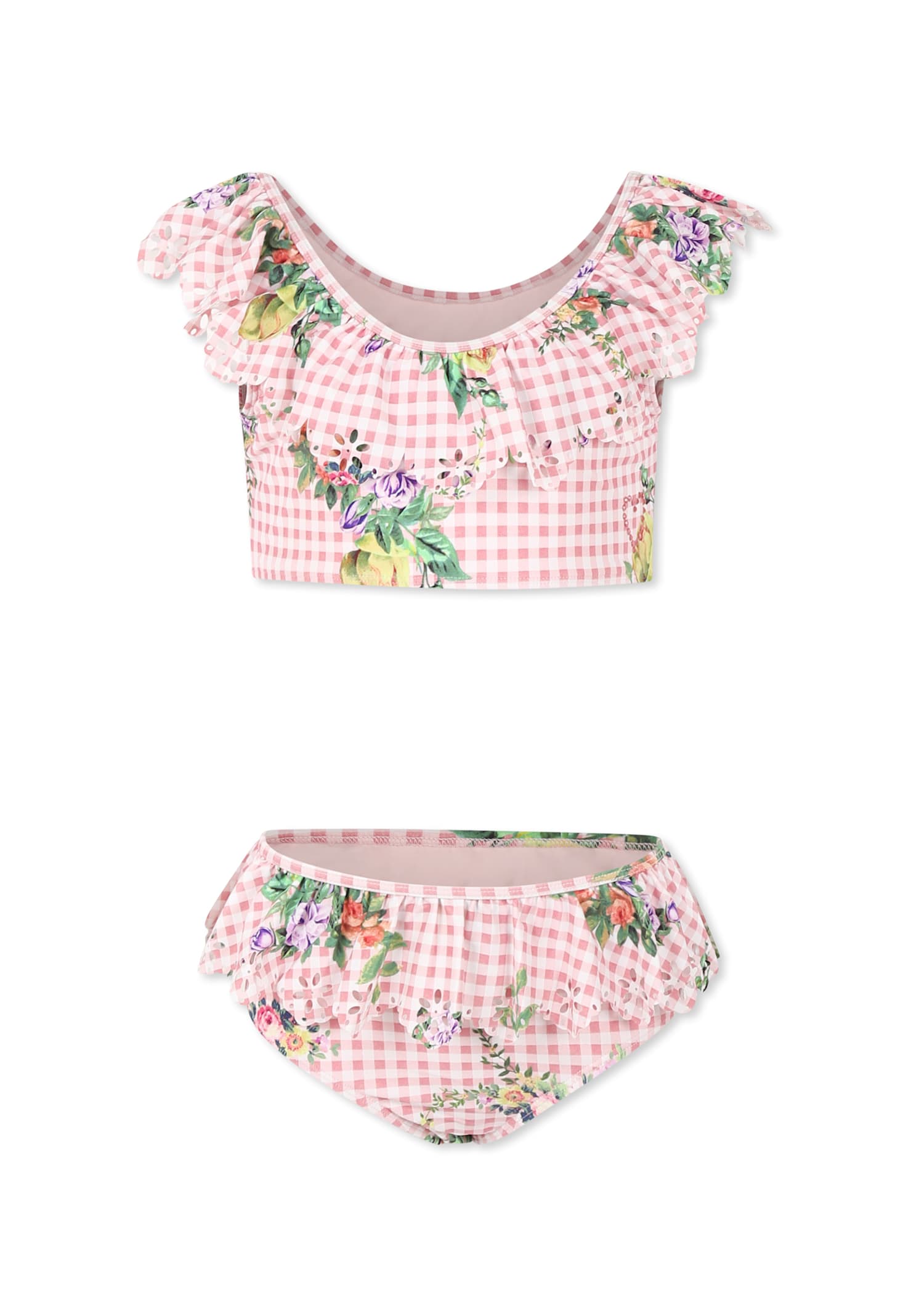 Shop Camilla Pink Bikini For Girl With Floral Print