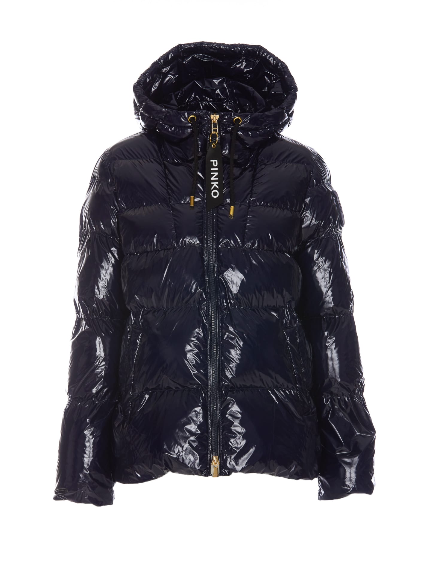 Shop Pinko Eleodoro Down Jacket  In Blue