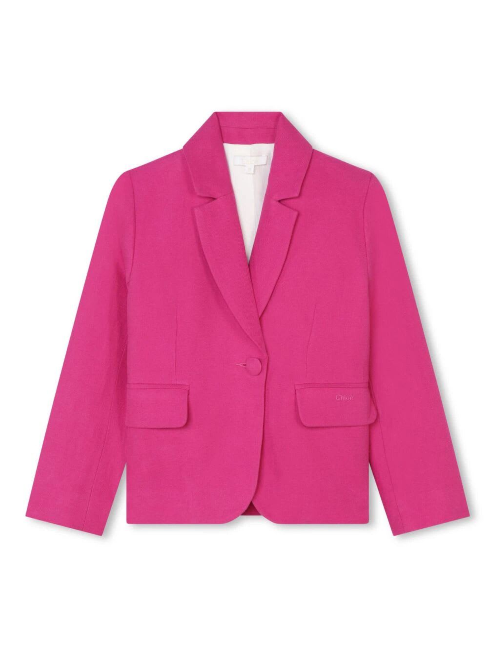 Shop Chloé Suit Jacket In L Pink