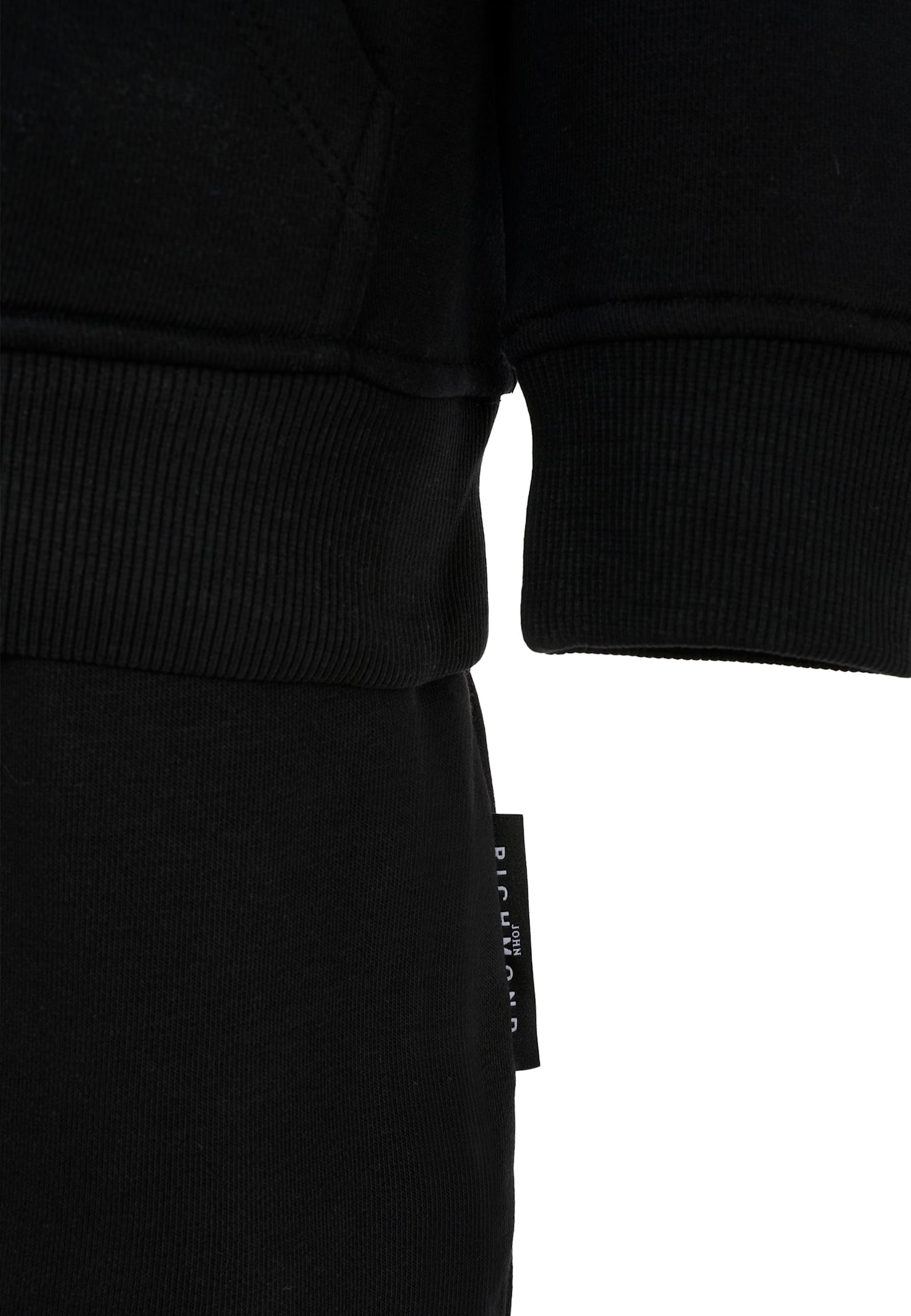 Richmond Black Suit For Boy With Logo In Black