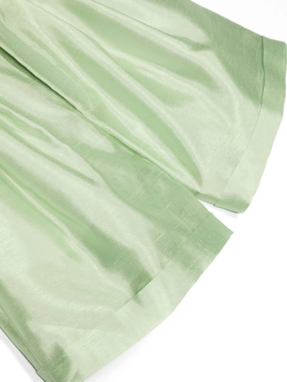 Shop Miss Grant Shorts Con Cintura In Green