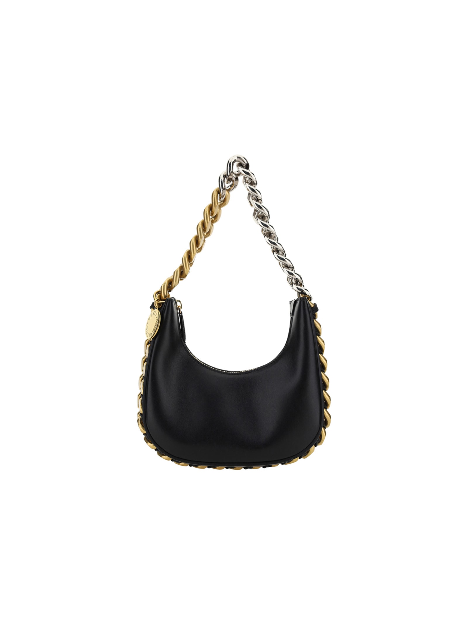 Stella Mccartney Tasche Frayme Hobo Mini In Black