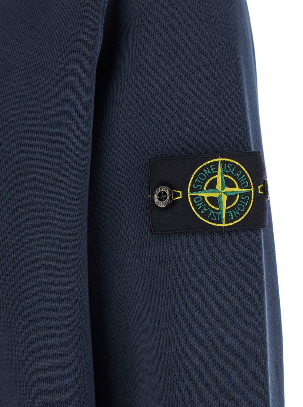 Stone Island Logoed Sweatshirt In Blu