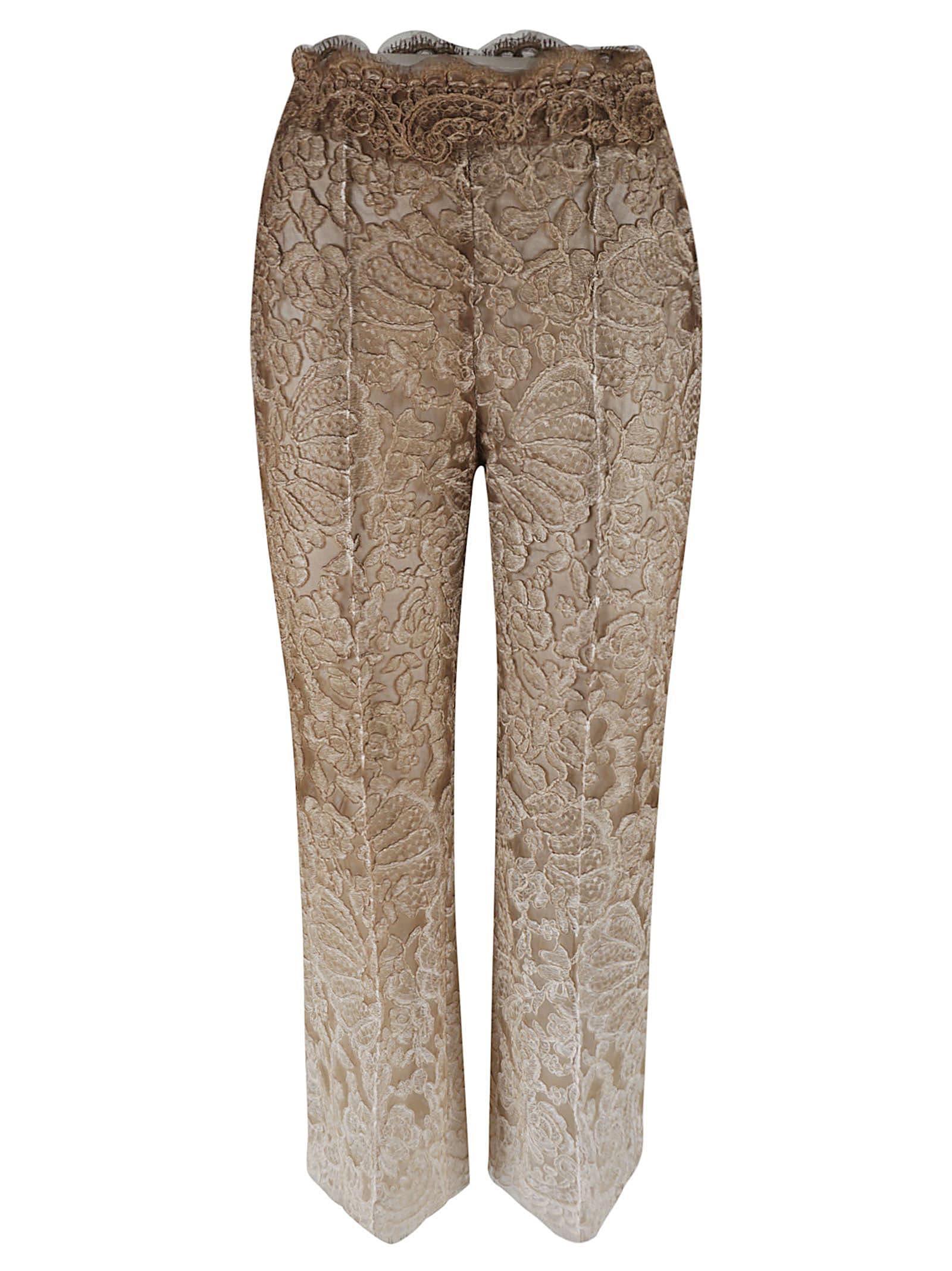 Ermanno Scervino Laced High Waist Trousers