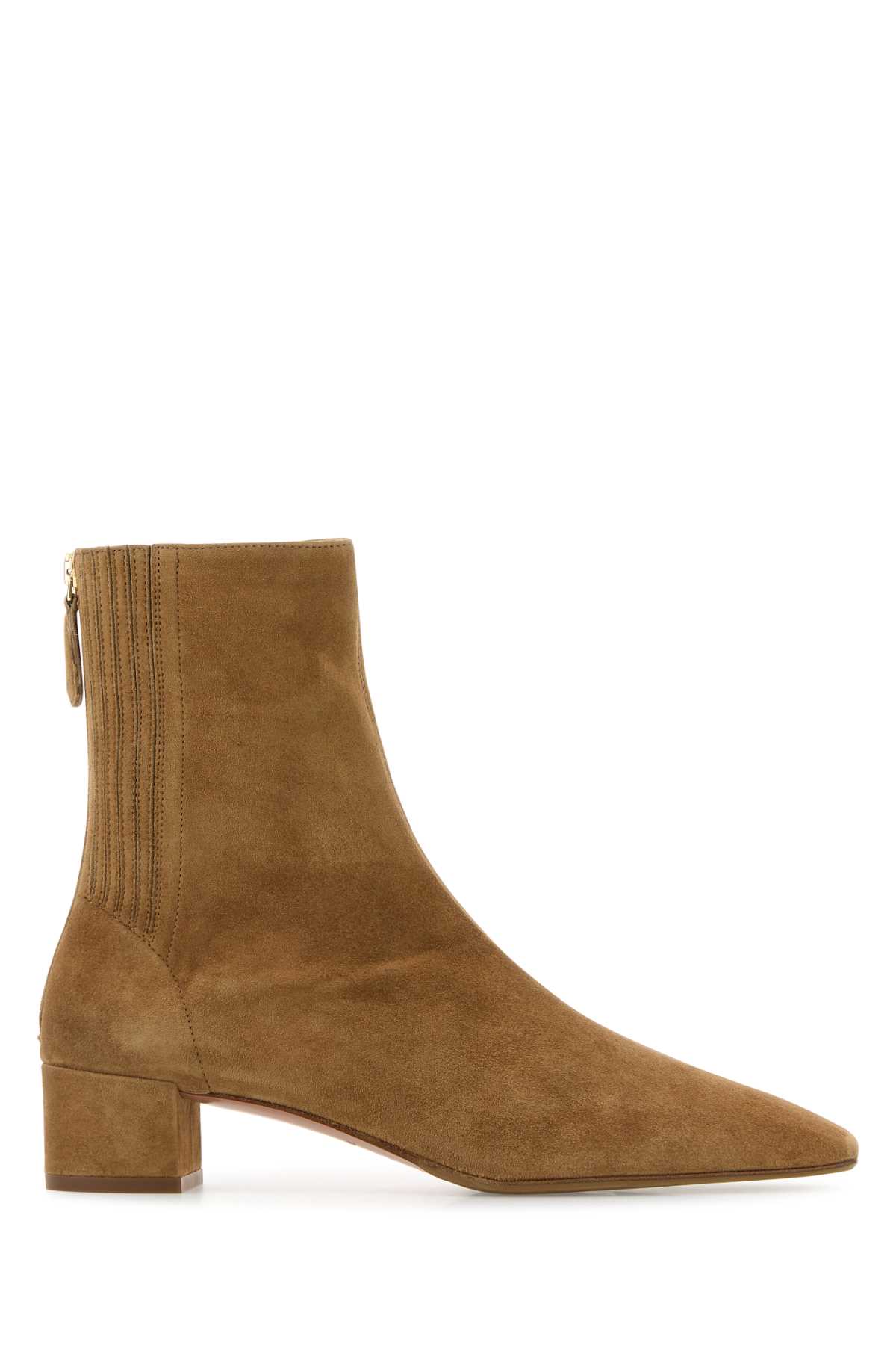 Camel Suede Saint Honorã¨ Ankle Boots