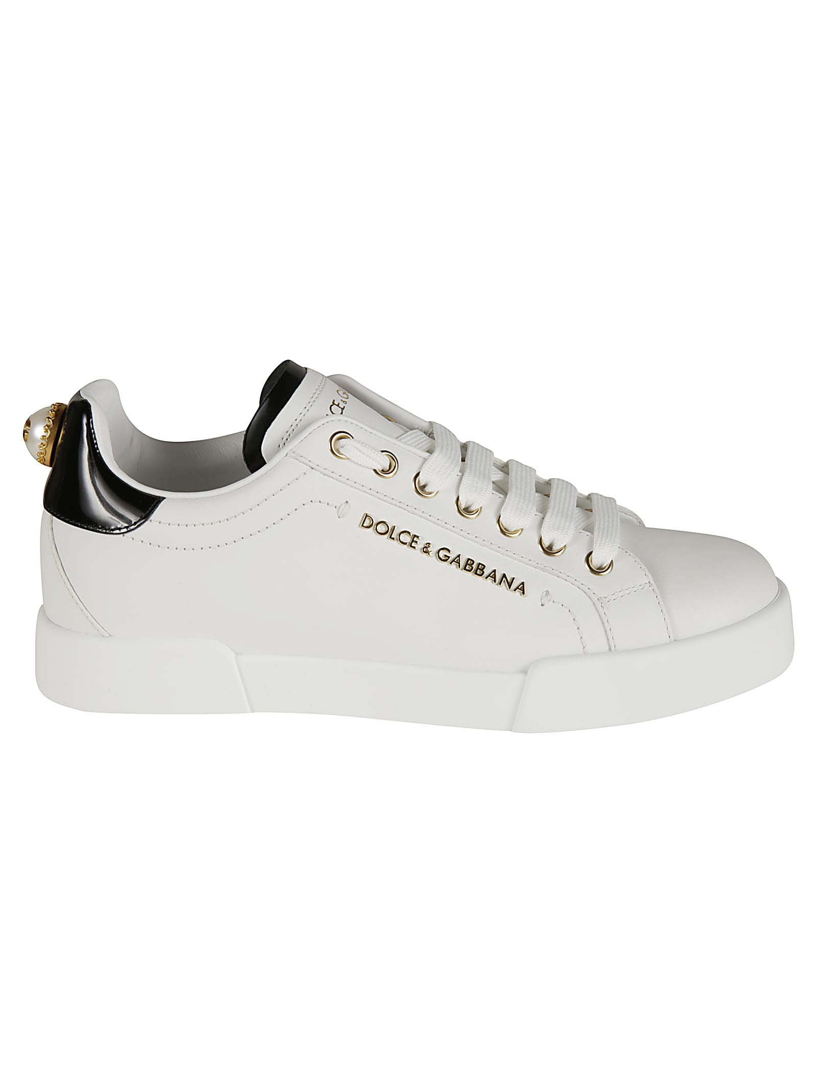 Dolce & Gabbana Logo Plaque Embellished Sneakers