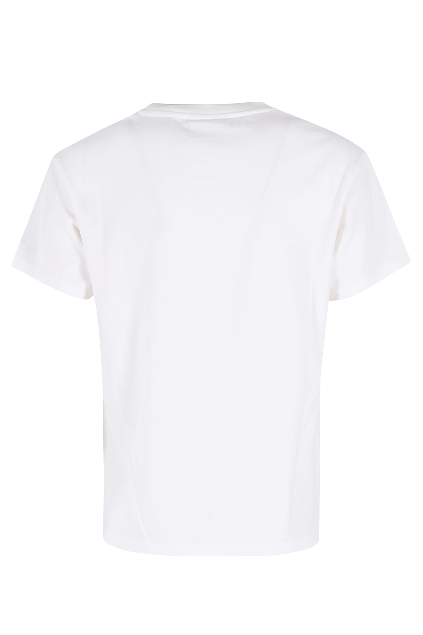 Mc2 Saint Barth Crewneck T Shirt In Yellow