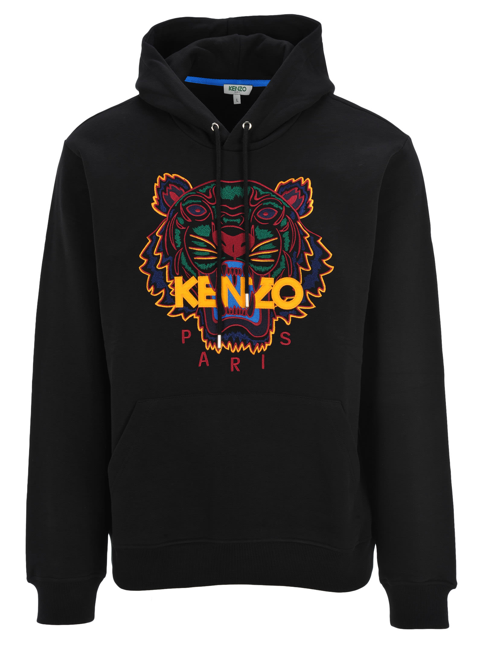 Kenzo Kenzo Embroidered Tiger Hoodie - BLACK - 11079950 | italist